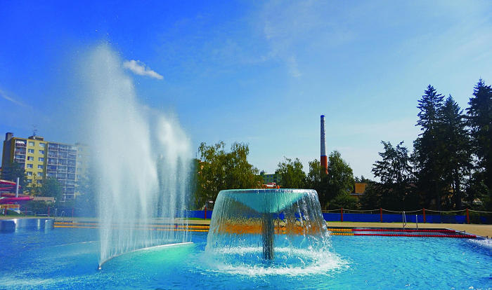 Water Mushroom - activity zone at Aquapark Vyškov
