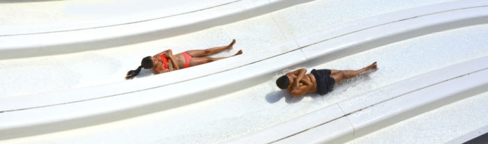 Multipista - water slide at Aqua Natura Benidorm