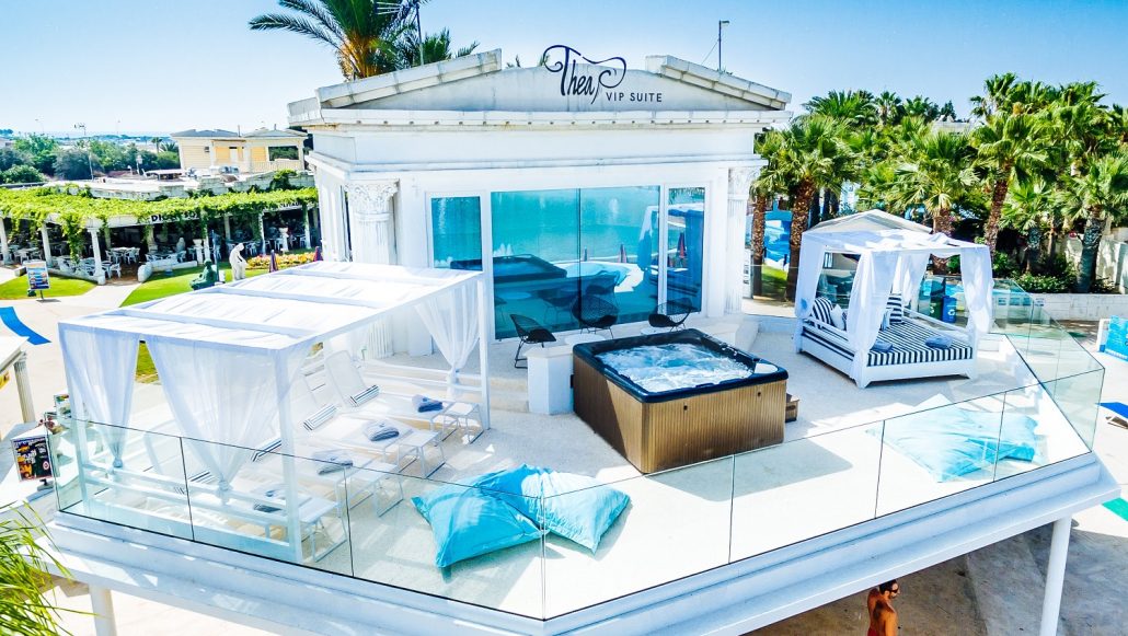 THEA VIP Suites - service area at WaterWorld Themed Waterpark