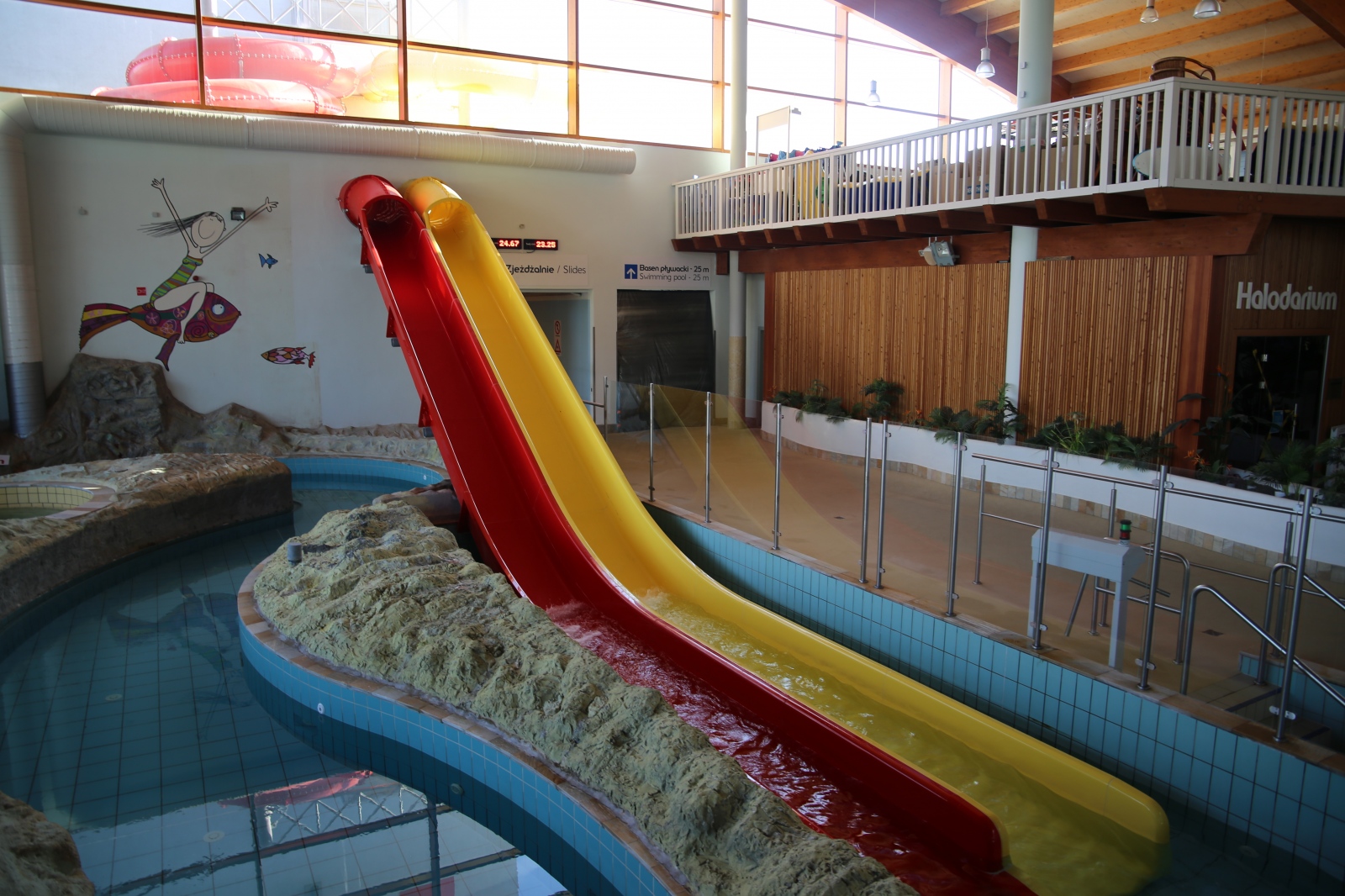 Wroc-Love - water slide at Aquapark Wrocław