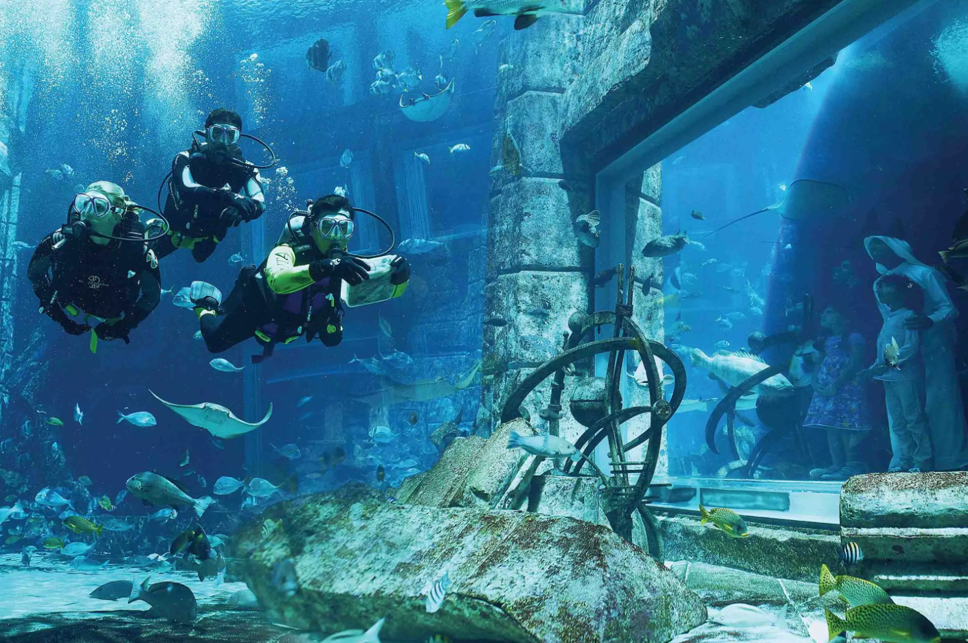 Lost City of Atlantis - activity zone at Aquaventure World Dubai