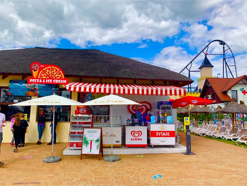 Tropical Pizza - restaurant (bistro) at Energylandia Water Park Zone