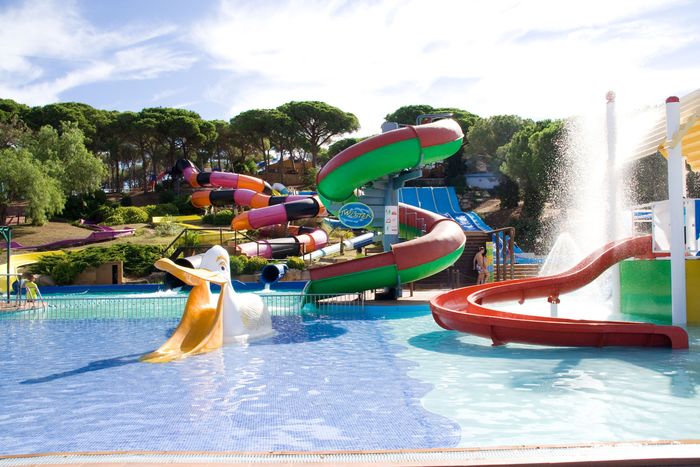 Twister - water slide at Marineland Catalunya