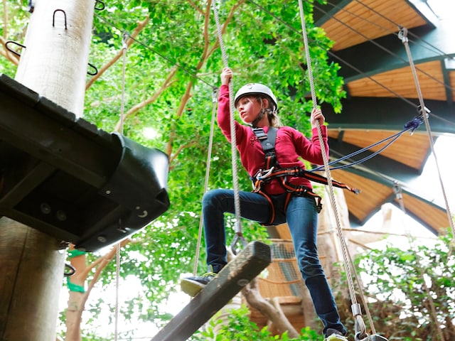 High Adventure Experience - service area at Center Parcs De Vossemeren