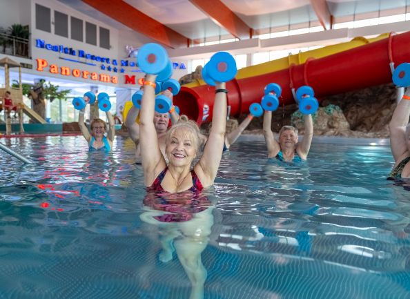 Water Gymnastics - activity zone at Panorama Morska Jarosławiec