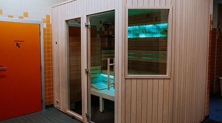 Small Finnish Sauna - wellness area at Aquapark Olešná