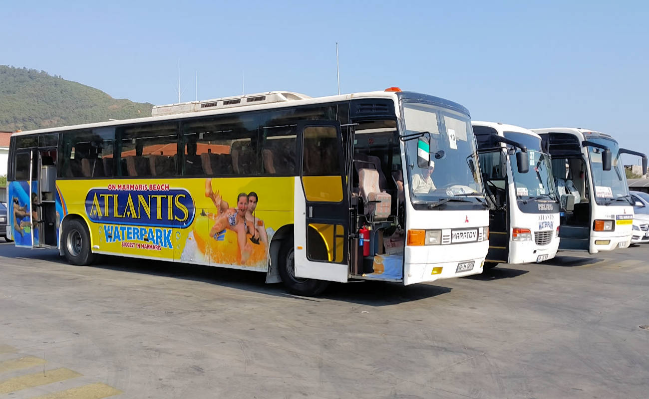 Free Shuttle Service - service area at Atlantis Marmaris Water Park