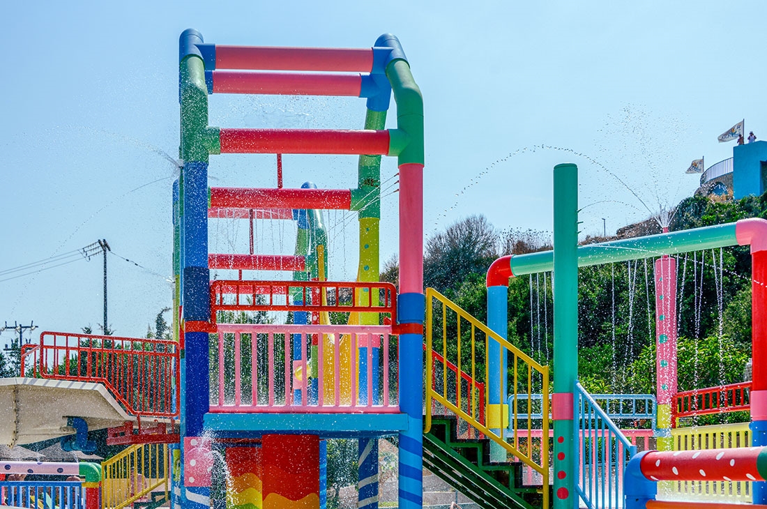 Funny Bridge - activity zone at Waterpark Faliraki Rhodes