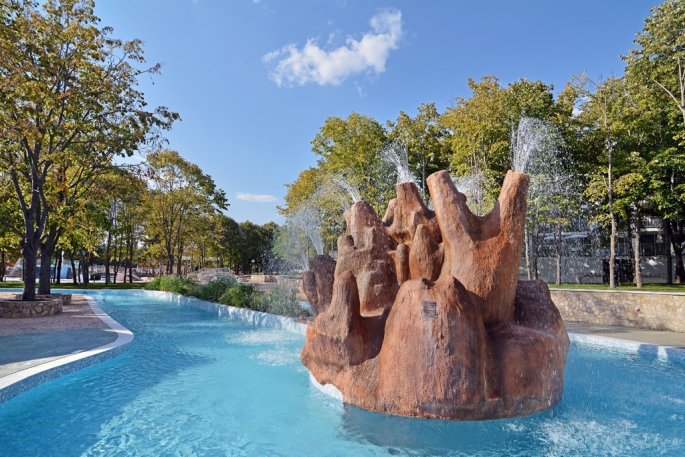 Fountains - activity zone at Aquapark Aquamania
