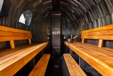 Iglusauna - wellness area at Aura Keskus