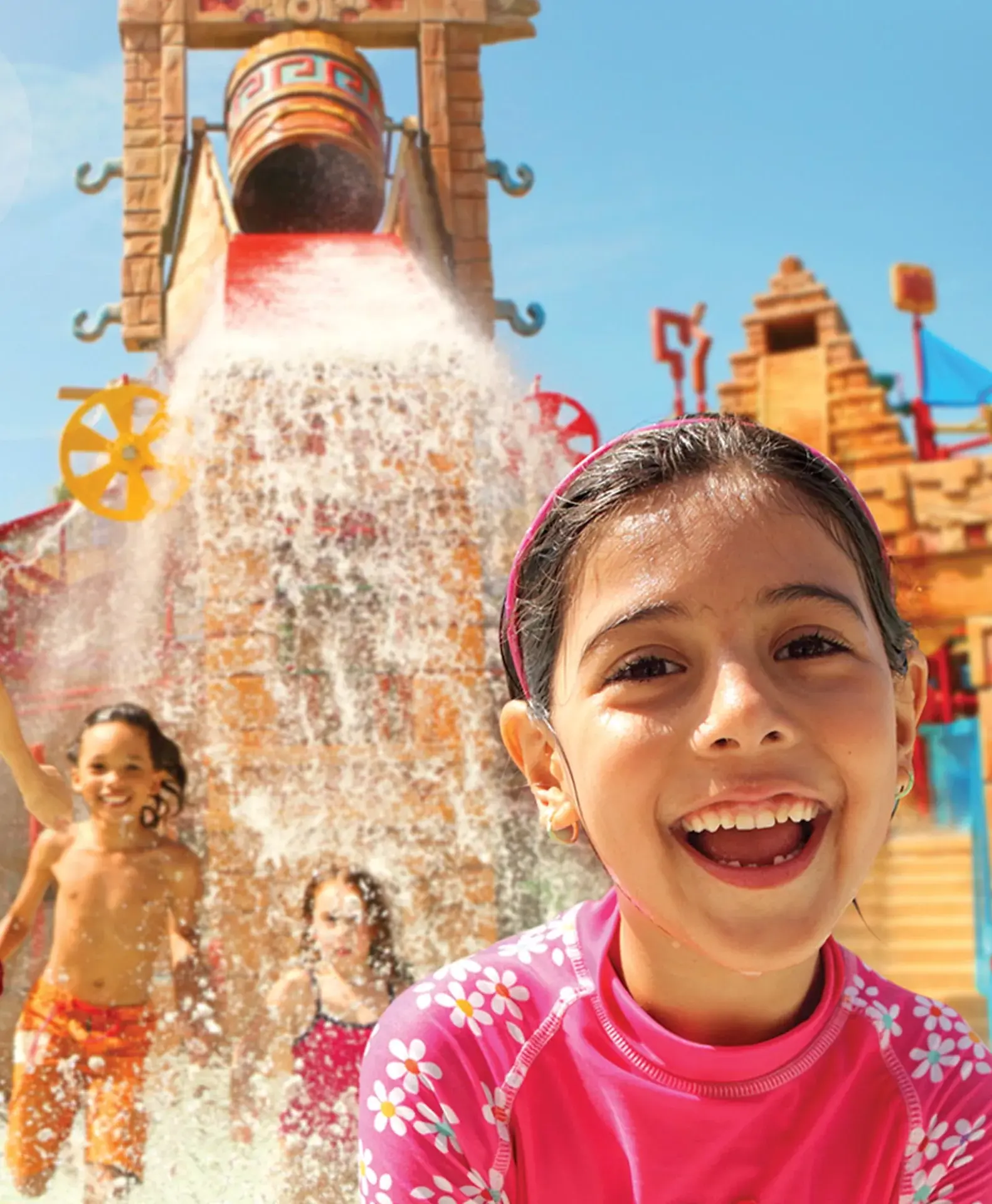 Splashers Mountain - water slide at Aquaventure World Dubai