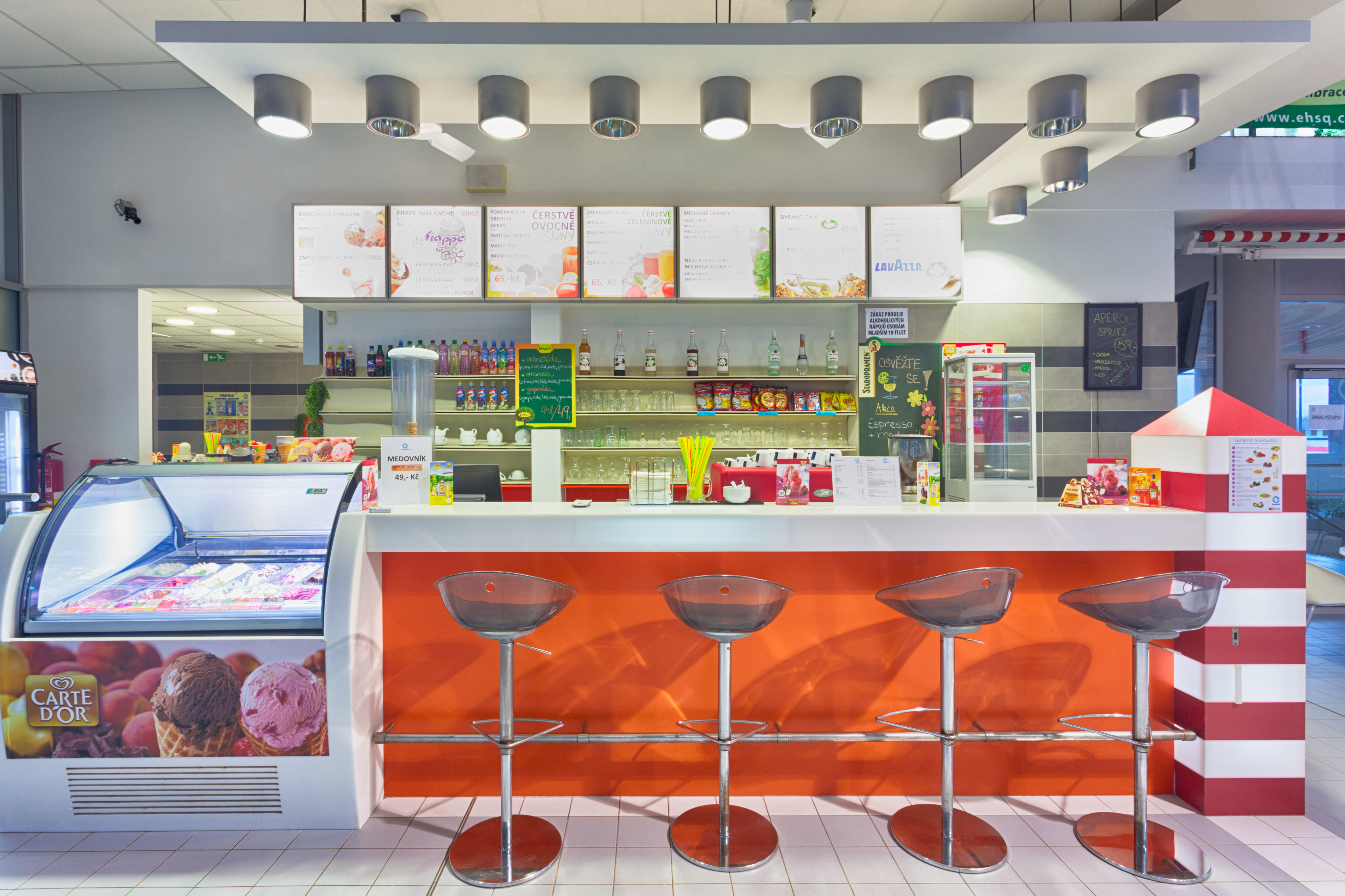 Bar - restaurant (bistro) at Aquapark Olomouc