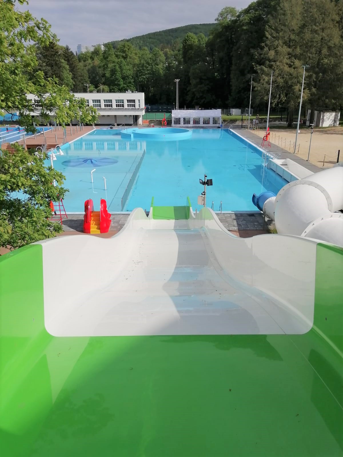 Family Slide - water slide at Baseny Wisła