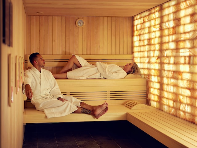 Sauna - wellness area at Center Parcs Park Sandur
