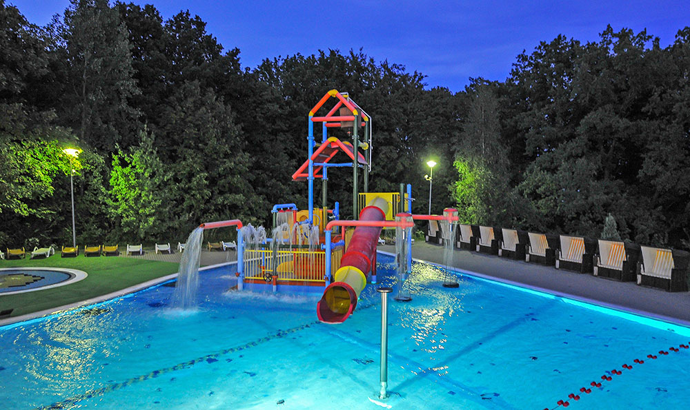 Water Playground - activity zone at Aquapark Sopot