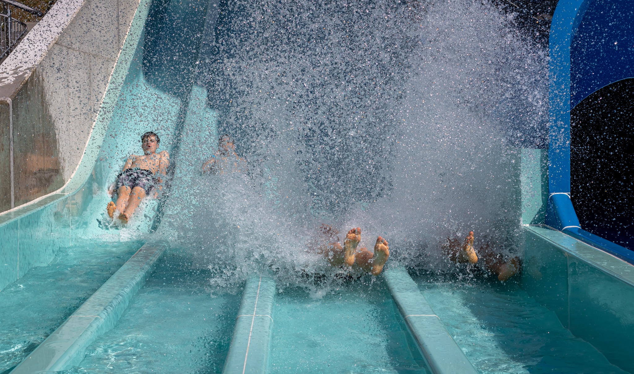 Family Slide - water slide at Fabryka Wody