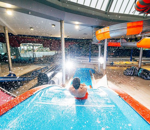 High Fly - water slide at Therme Erding