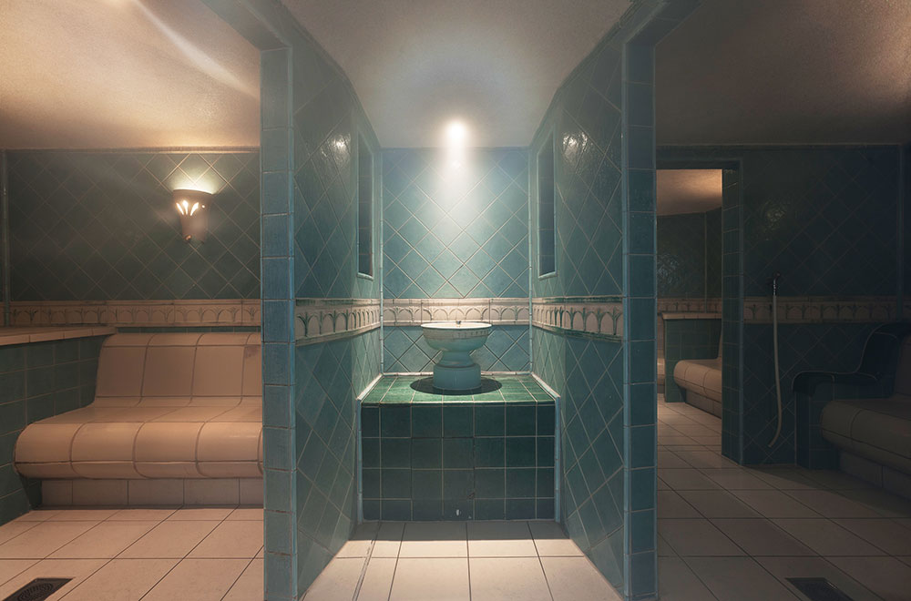 Caldarium - wellness area at Aquapark Sopot