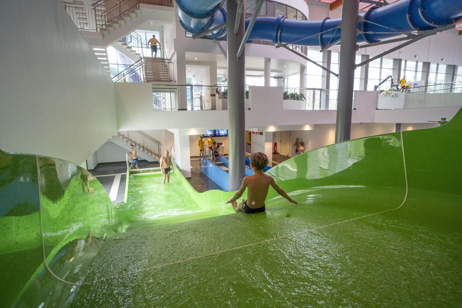 Crazy Frog - water slide at Fabryka Wody