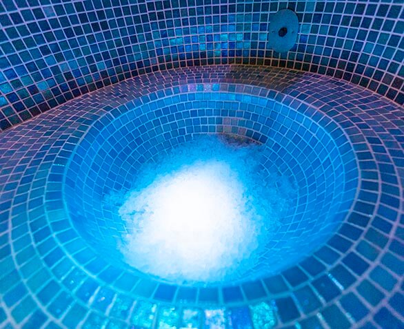 Ice Fountain - wellness area at Aquashow Park