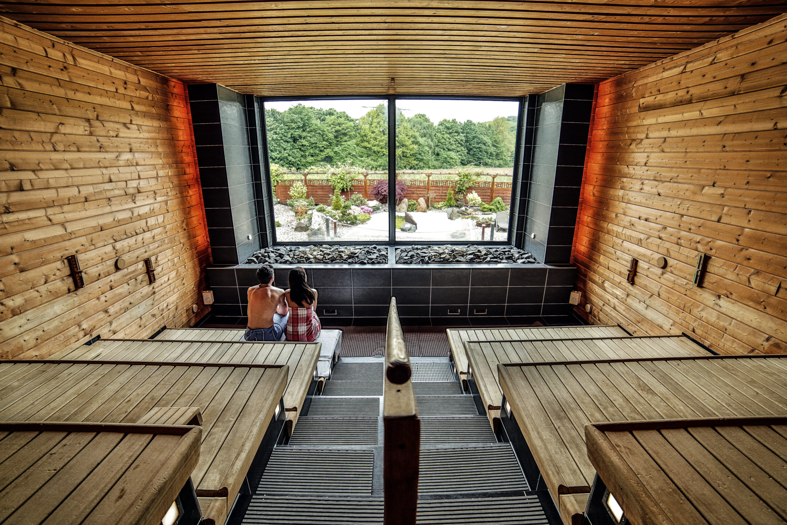 Zen Sauna - wellness area at Aqualand Cologne