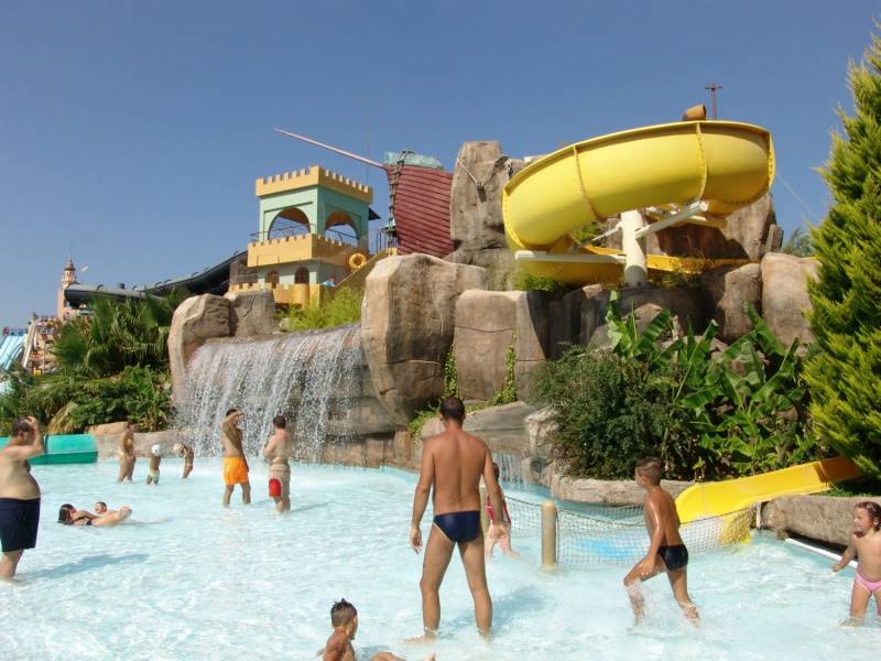 Pirate’s Waterfall - water slide at Aqua Fantasy Aquapark