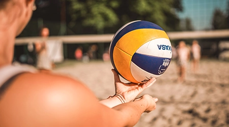 Beach Volleyball - activity zone at Aquapark Olešná