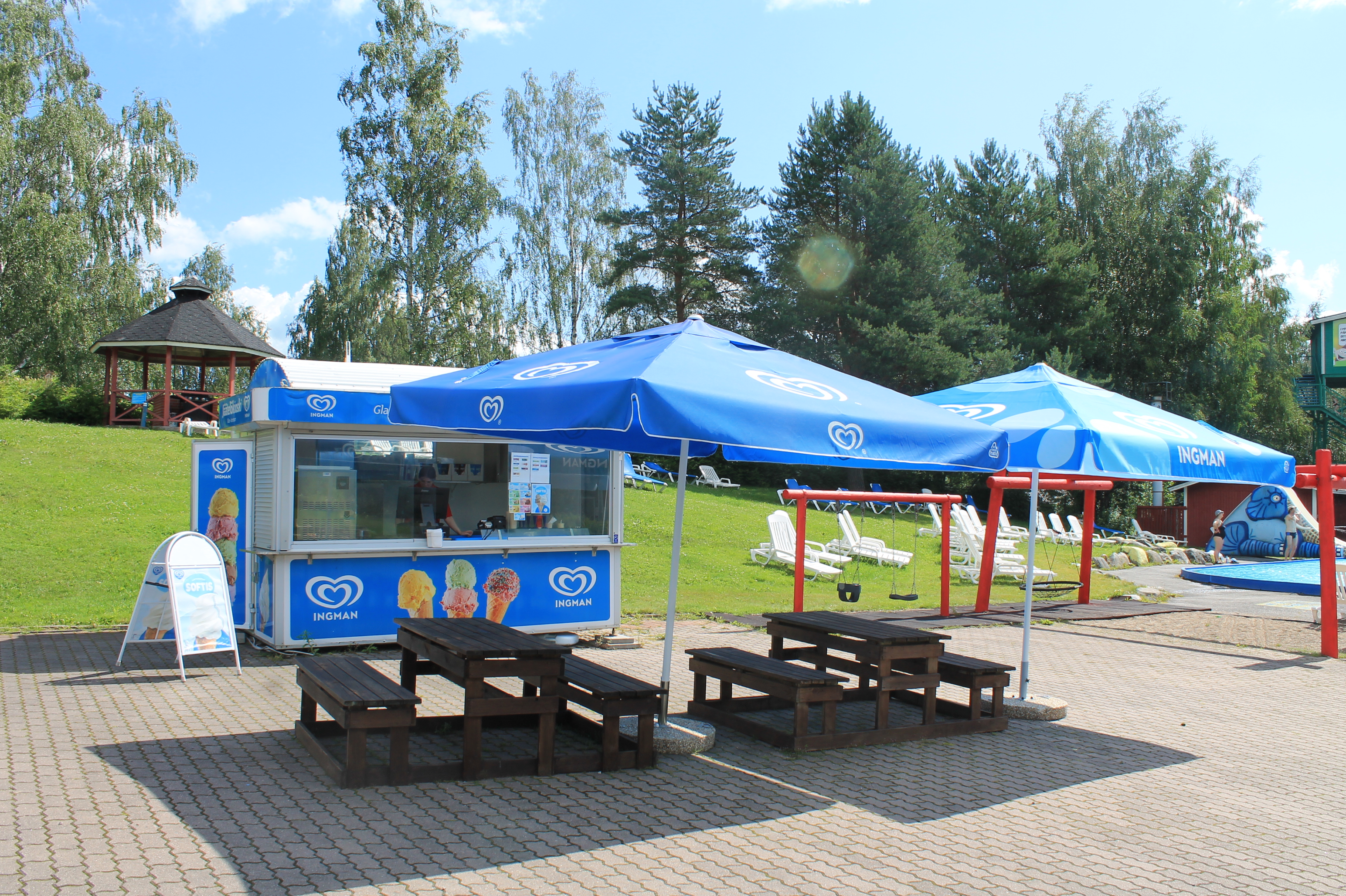 Ice-Cream Kiosk - restaurant (bistro) at Visulahti Dinosauria 