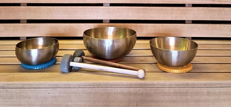 Tibetan Bowls - wellness area at Aquapark Fala Łodz