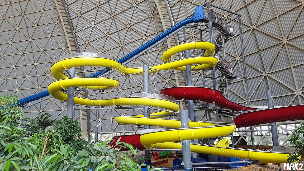 Crazy River - water slide at Tropical Islands