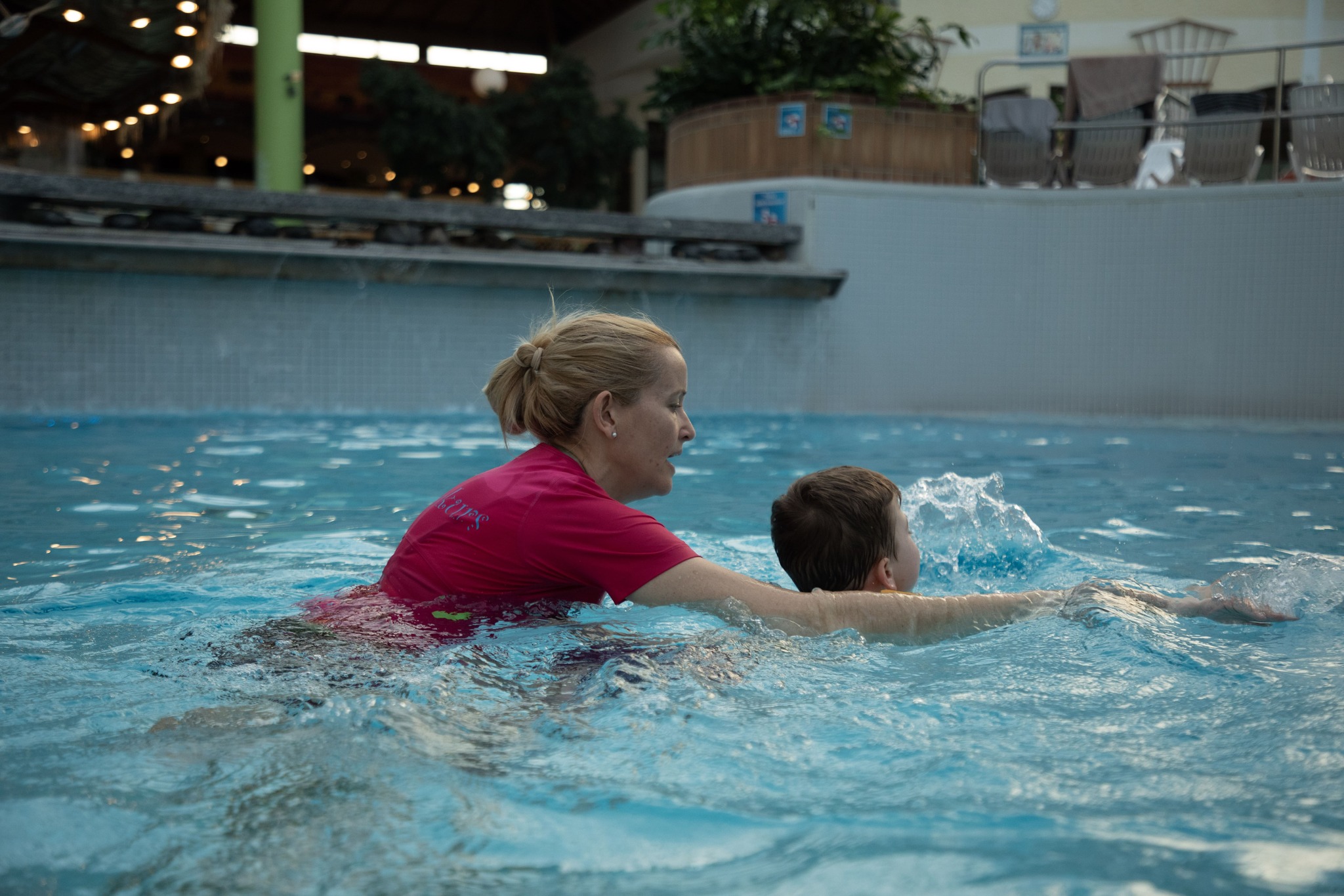 Swimming courses for children - service area at Aqualand Cologne