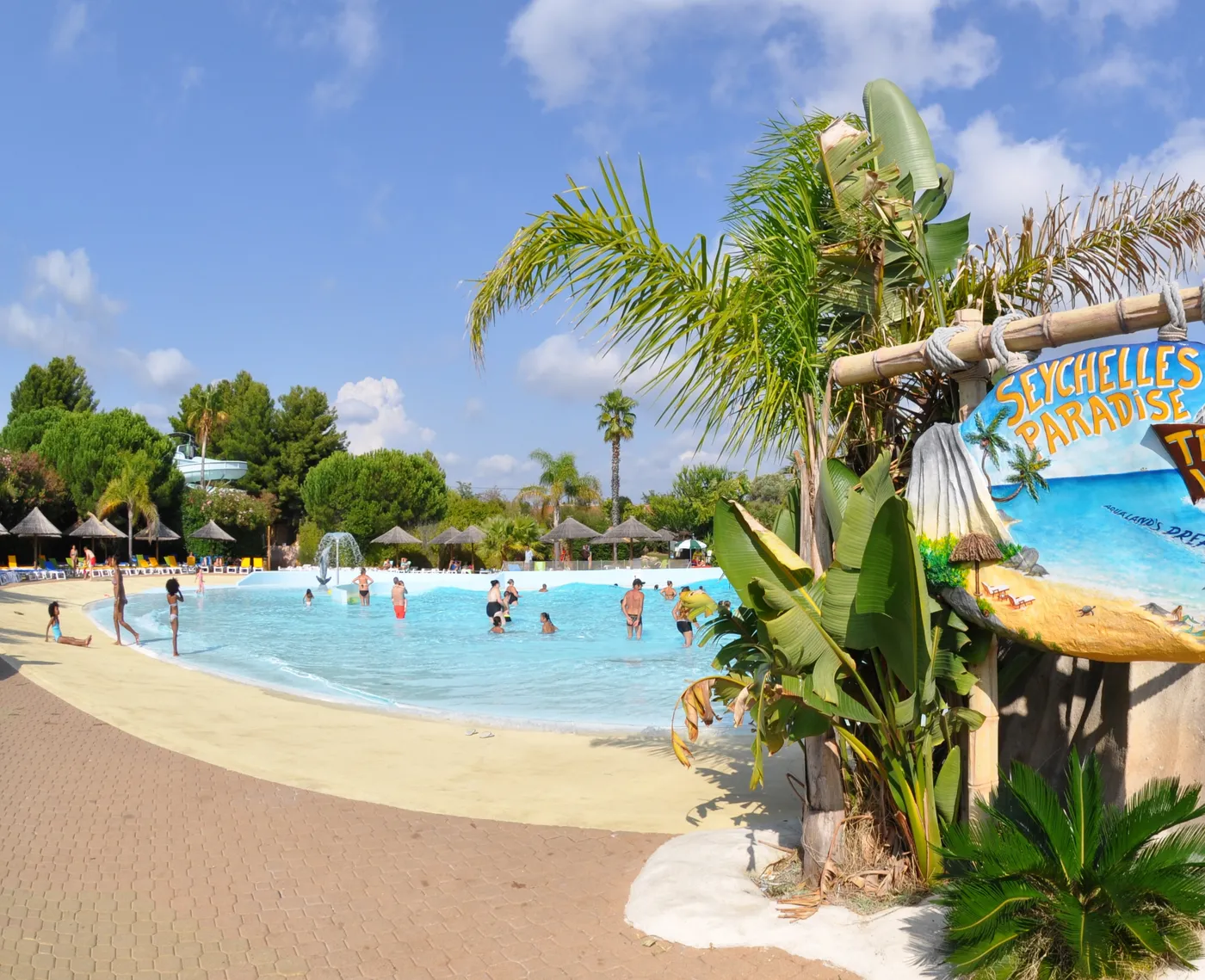 Surf Beach - swimming pool at  Aqualand Saint-Cyr-sur-Mer