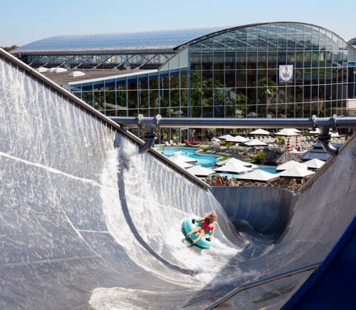The Big Wave - water slide at Therme Erding