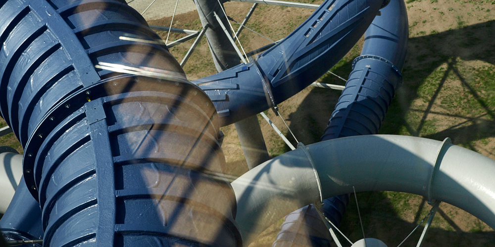 210-Meter Slide - water slide at Aquapark Zielona Góra