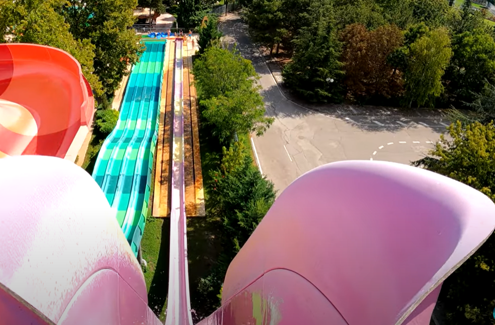 FreeFall - water slide at Aquapark Aquamania