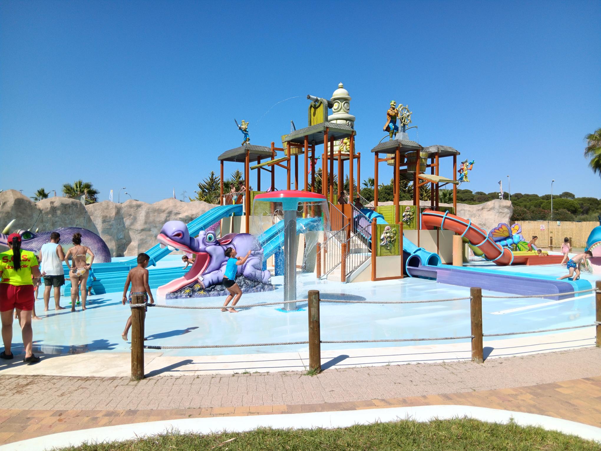 Mini Pirate Park - activity zone at Aquopolis Cartaya