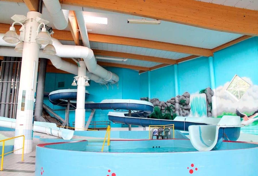 80 Meter Slide - water slide at Serena Waterpark